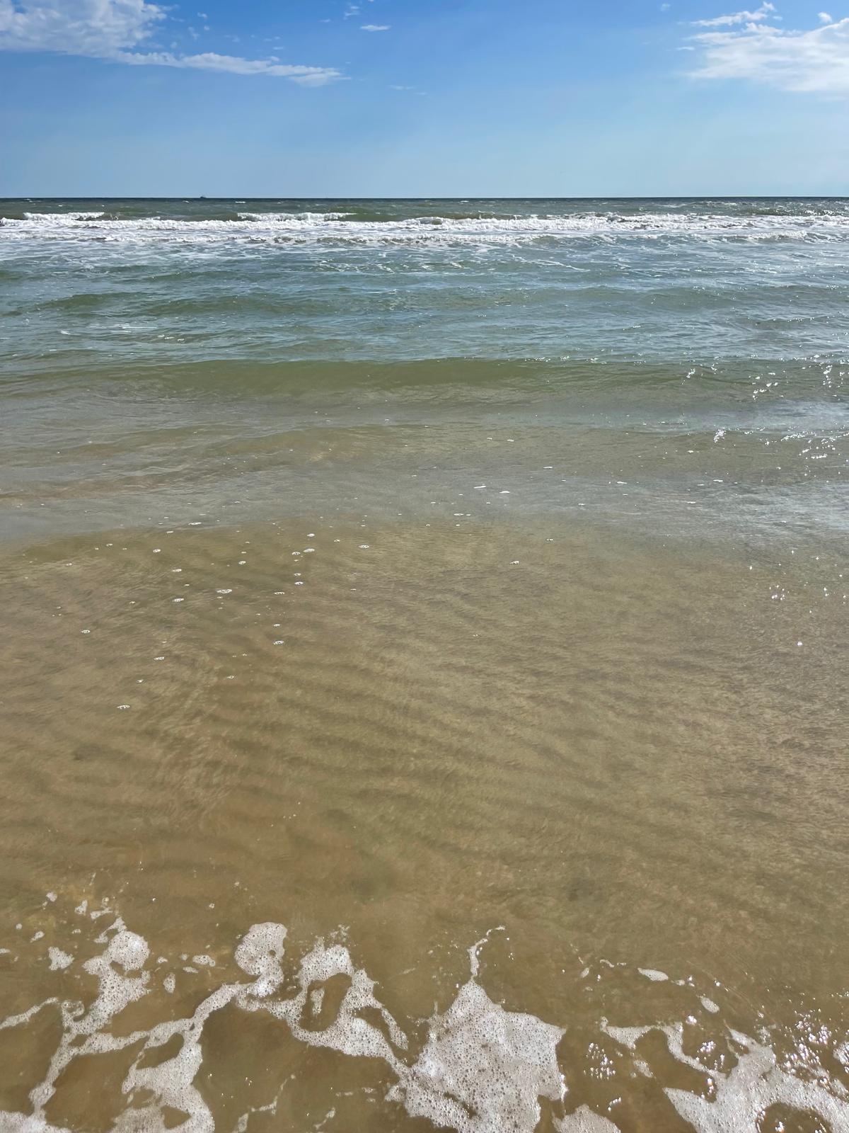 The beach at Matagorda on the Texas coast